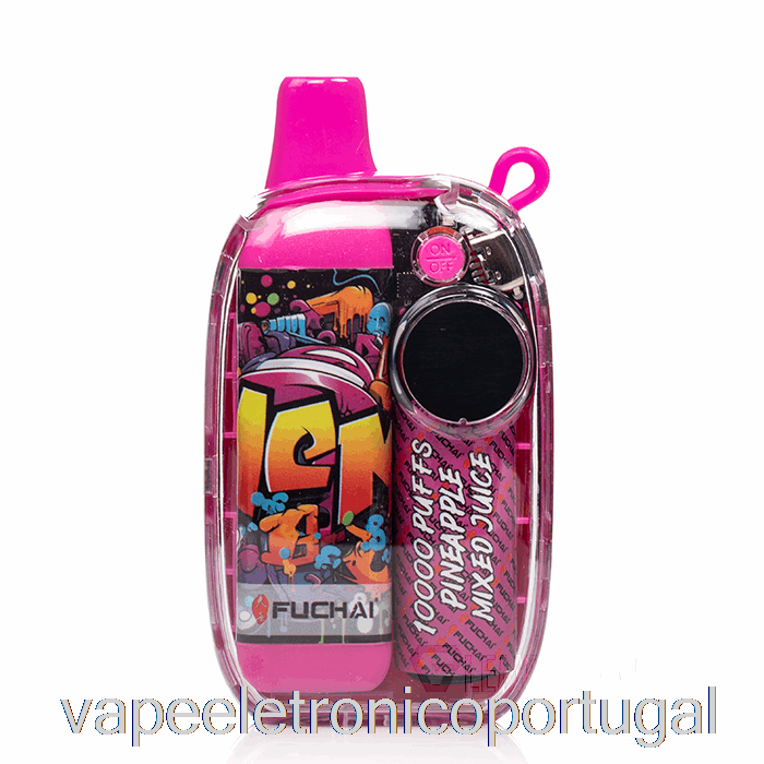 Vape Eletrônico Sigelei Fuchai 10000 Suco Misto De Abacaxi Descartável